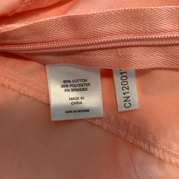 New York & Company Stretch Ladies Pullover Top Peach Size XS - Picture 4 of 5